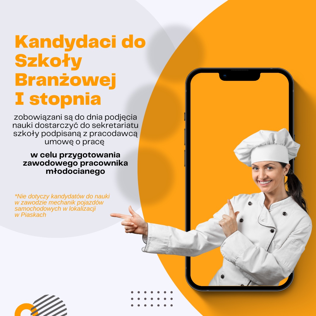 Przyszły uczniu branżowej szkoły 1 stopnia